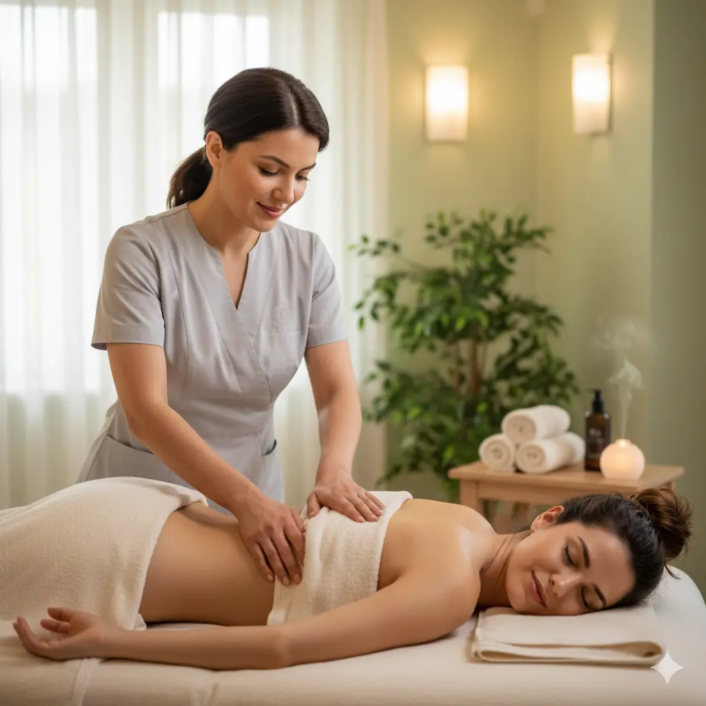 Fethiye bölgesel incelme ve vücut şekillendirme masajı yapan uzman uygulaması